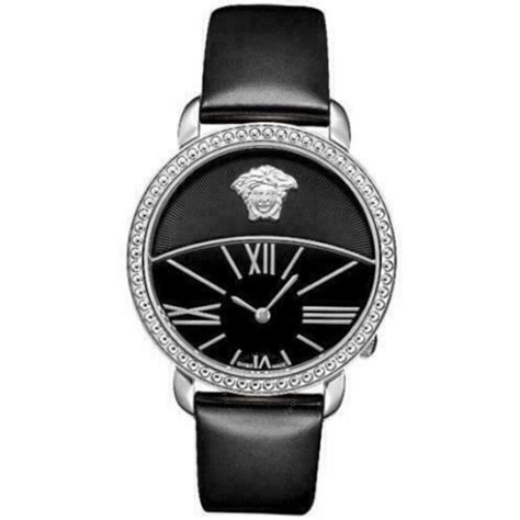 versace krios black|Versace Krios Quartz Black Dial Ladies Watch VM6010014.